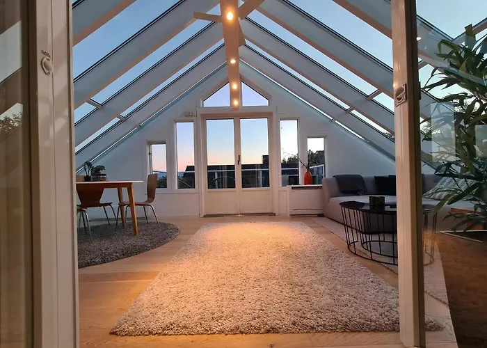 Glass Roof Private Loft In Тромсё